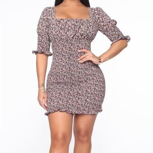 Fashion Nova Floral Mini Dress